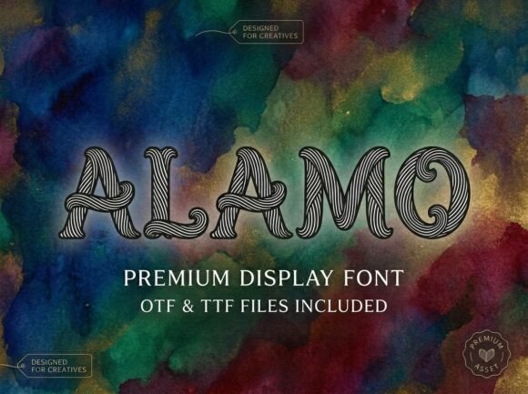 Alamo: The Premium Display Typeface for Modern Brands
