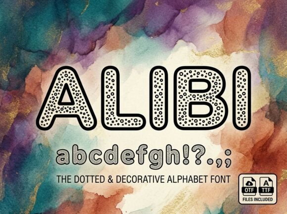 Alibi: A Mesmerizing Display Typeface for Web Design