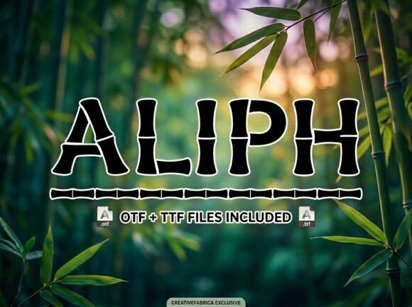 Aliph Typeface for Standout Branding
