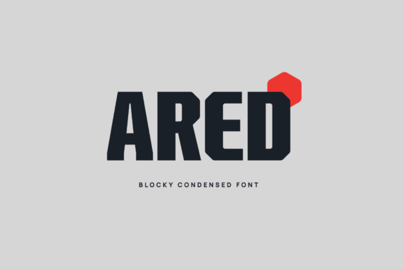 Ared: The Bold Display Font for High-Impact Marketing