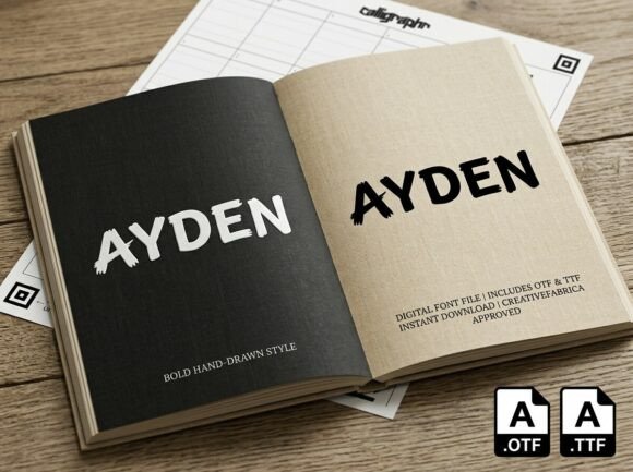 Ayden: The Avant-Garde Display Font for Web Design