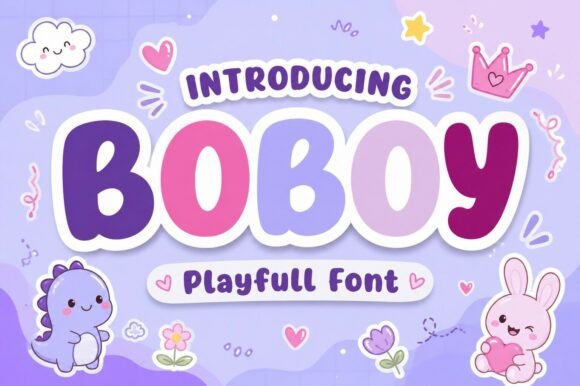 Boboy Typeface: Warm Display Fonts for Editorial Design
