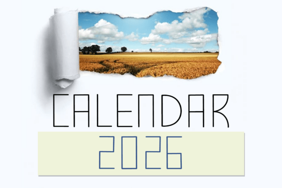 Calendar 2026: A Modern Typeface for Brand Growth