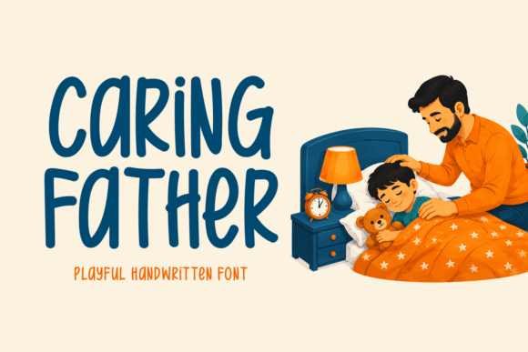 Caring Father Font for Warm Web Design