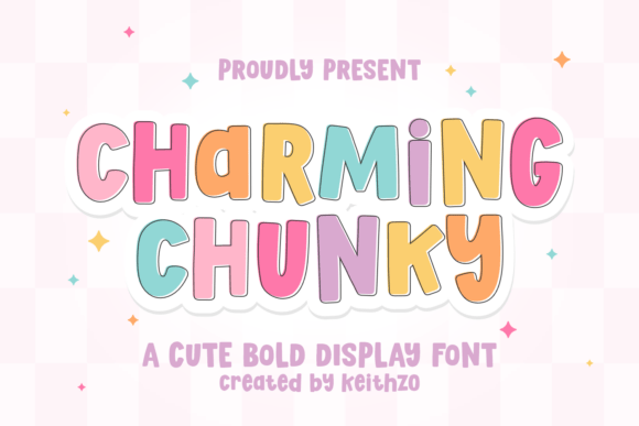 Charming Chunky Typeface for Editorial Design