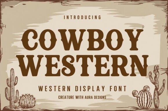 Cowboy Western Font for Bold Digital Branding