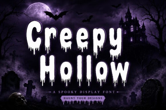 Creepy Hollow Font for Spooky Branding