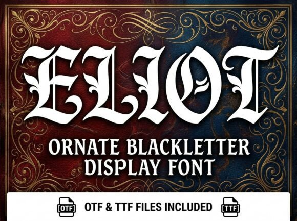 Eliot: A Premium Display Font for Editorial Design