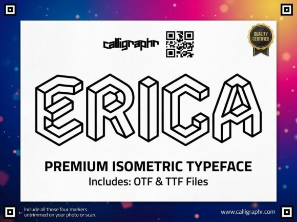 Erica: The Geometric Display Font for Bold Branding