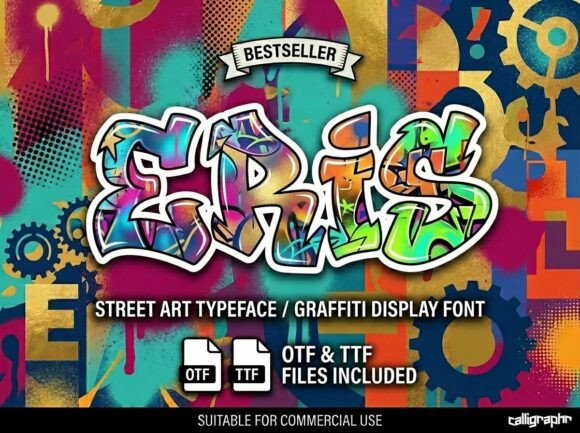 Eris Font Review: A Vibrant Graffiti Display for Bold Designs