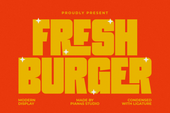 Fresh Burger Font for Bold Craft Branding