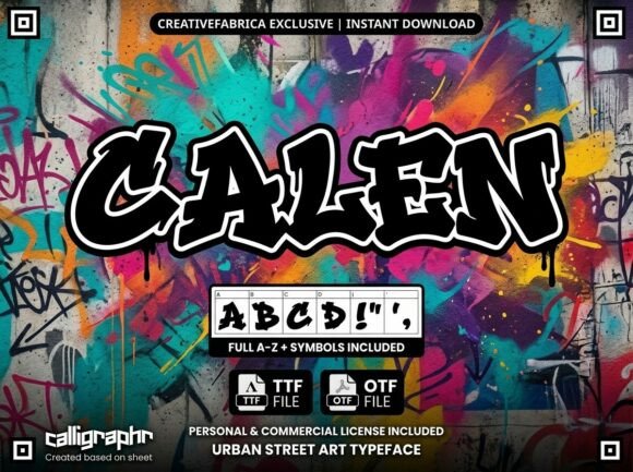 Galen: A Raw Street-Art Display Typeface