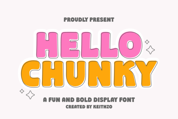 Hello Chunky Display Font for Bold Web Design