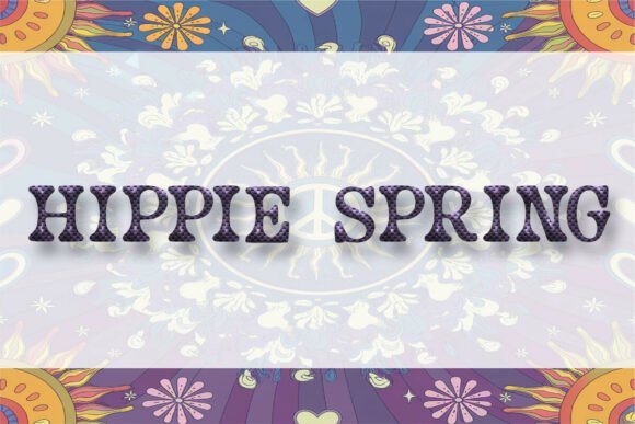 Hippie Spring Font for Bold Campaign Design