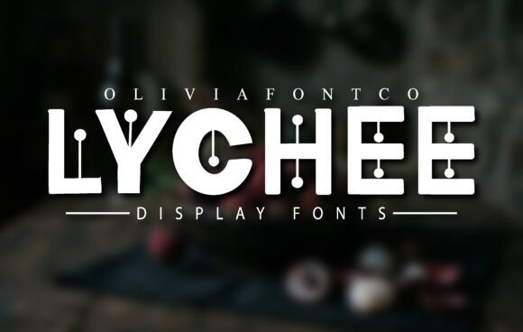 Lychee: A Bold Display Font for Modern Editorial Design
