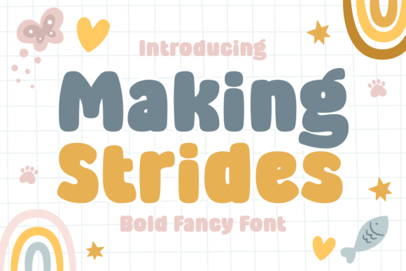 Making Strides Typeface Review for Brand Design