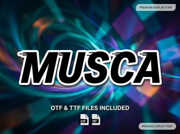 Musca: A Kinetic Display Font for Modern Editors