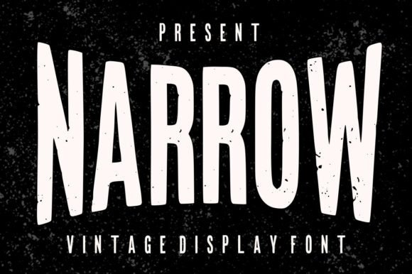 Narrow: A Vintage Display Font for Editorial Impact
