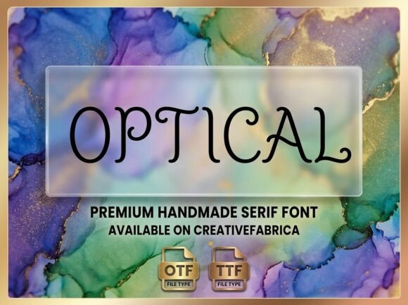 Optical: A Whimsical Serif Font for Makers