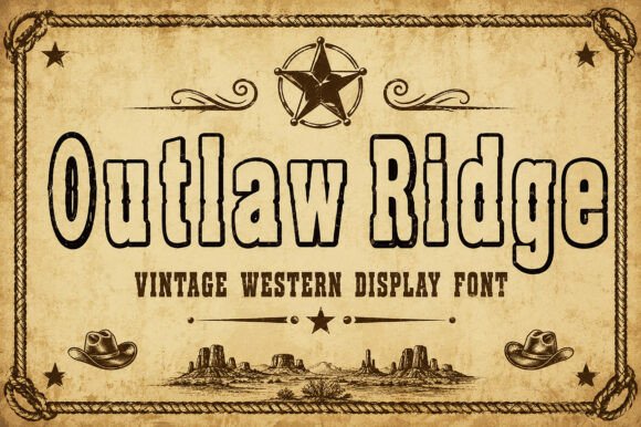 Outlaw Ridge Font Review for Bold Western Campaigns