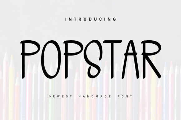 Popstar Font Review: Marker Style for Branding