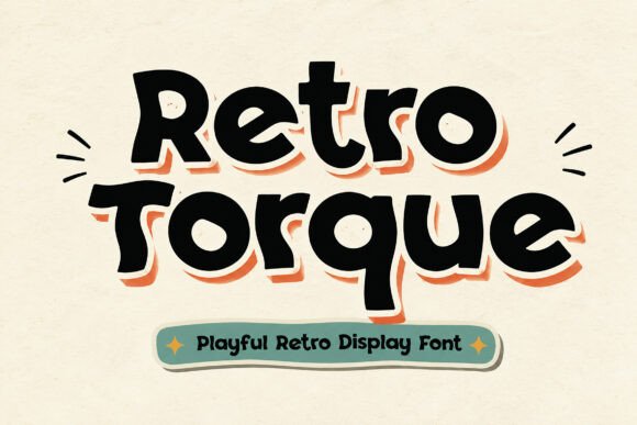 Retro Torque: A Bold Display Font for Viral Campaigns
