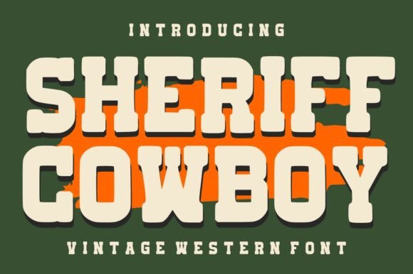 Sheriff Cowboy Font for Bold Web Headers