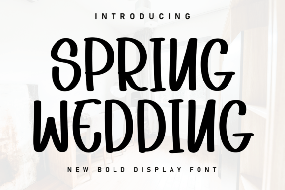 Spring Wedding Font for Digital Branding