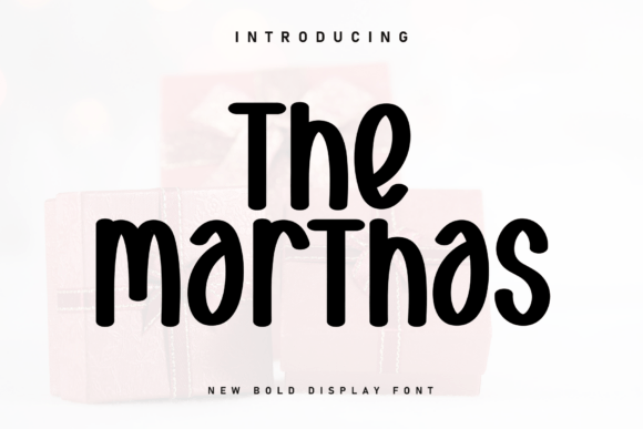 The Marthas Font for Editorial Design