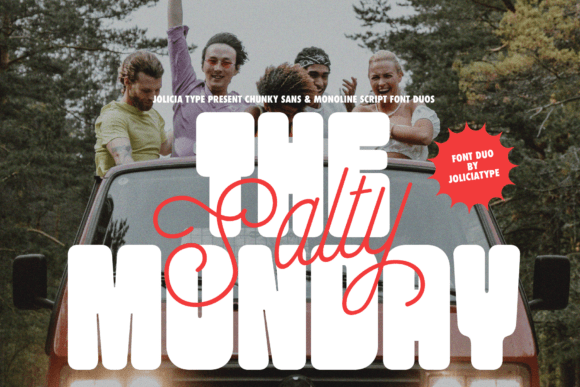 The Salty Monday Font for Bold Brand Identity