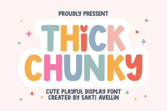 Thick Chunky Font for Bold Business Branding