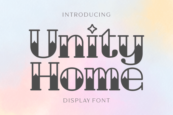 Unity Home Font for Strong Brand Identity