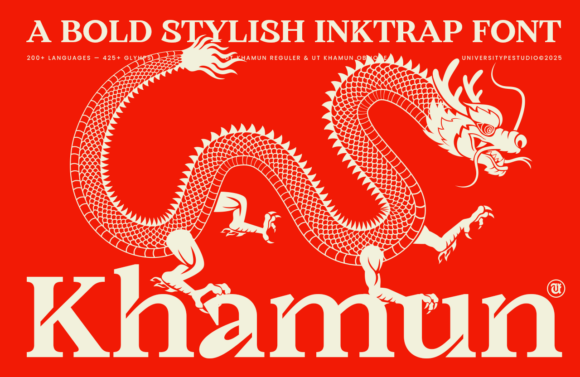 Ut Khamun Typeface for Bold Campaign Design