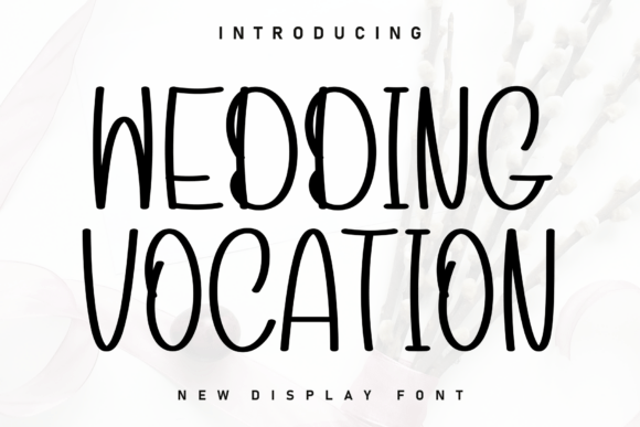 Wedding Vocation: The Handwritten Font for Bold Branding