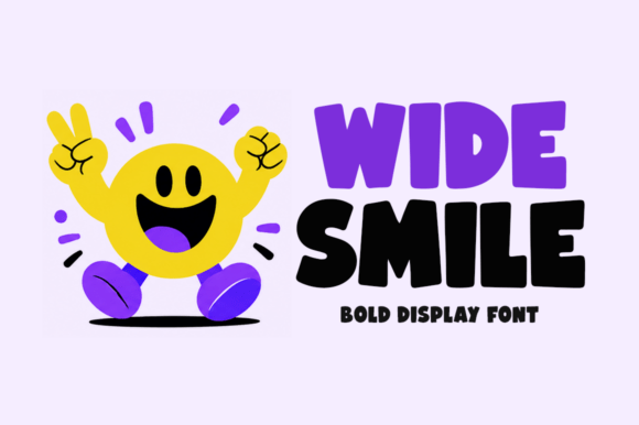 Wide Smile: The Bold Display Font for Memorable Brands